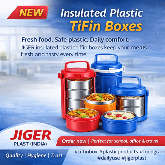 Insulated Plastic Tiffin Boxes: The Smart Choice for Fresh & Healthy Meals
