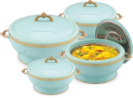 Aqua Royale Insulated Plastic Casserole Set
