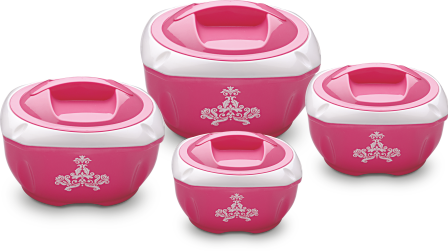 RoseBliss Insulated Plastic Casserole Set