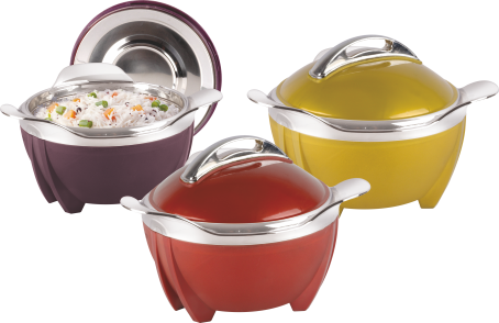 Vibrant Insulated Plastic Casserole Set