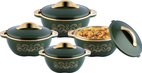 Emerald Royale Insulated Plastic Casserole Set