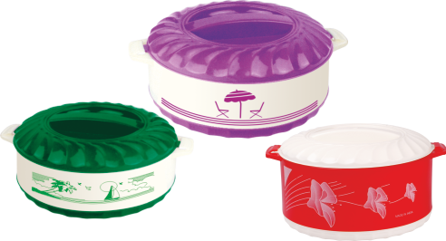ColorNest Insulated Plastic Casserole Set