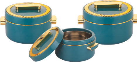 Designer Insulated Plastic Casserole Set